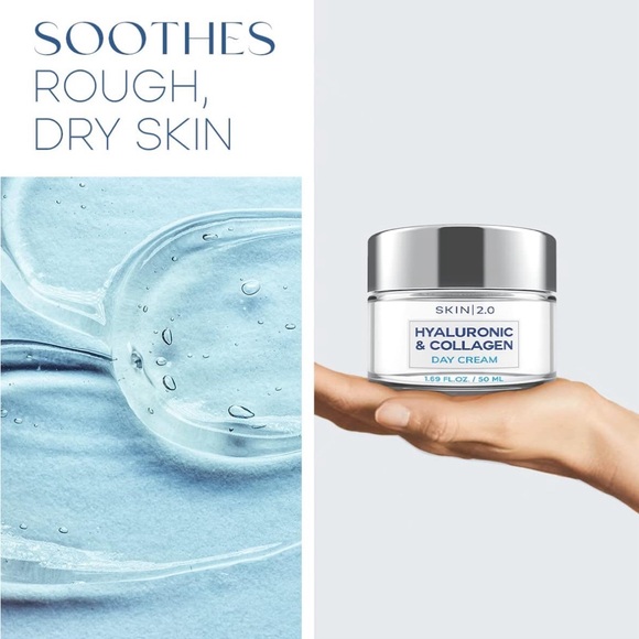 🔥 New, SKIN 2.0 Hyaluronic & Collagen Day/Night Anti-Aging Cream Duo Set - Picture 4 of 10